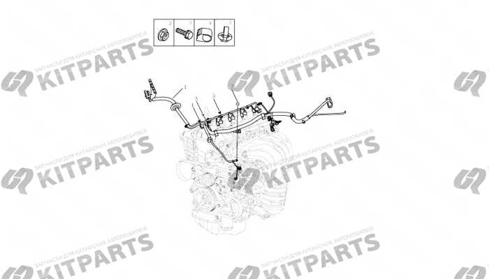 ENGINE WIRE HARNESS# Geely