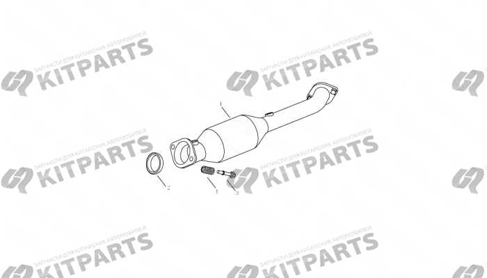 FRONT EXHAUST PIPE Geely